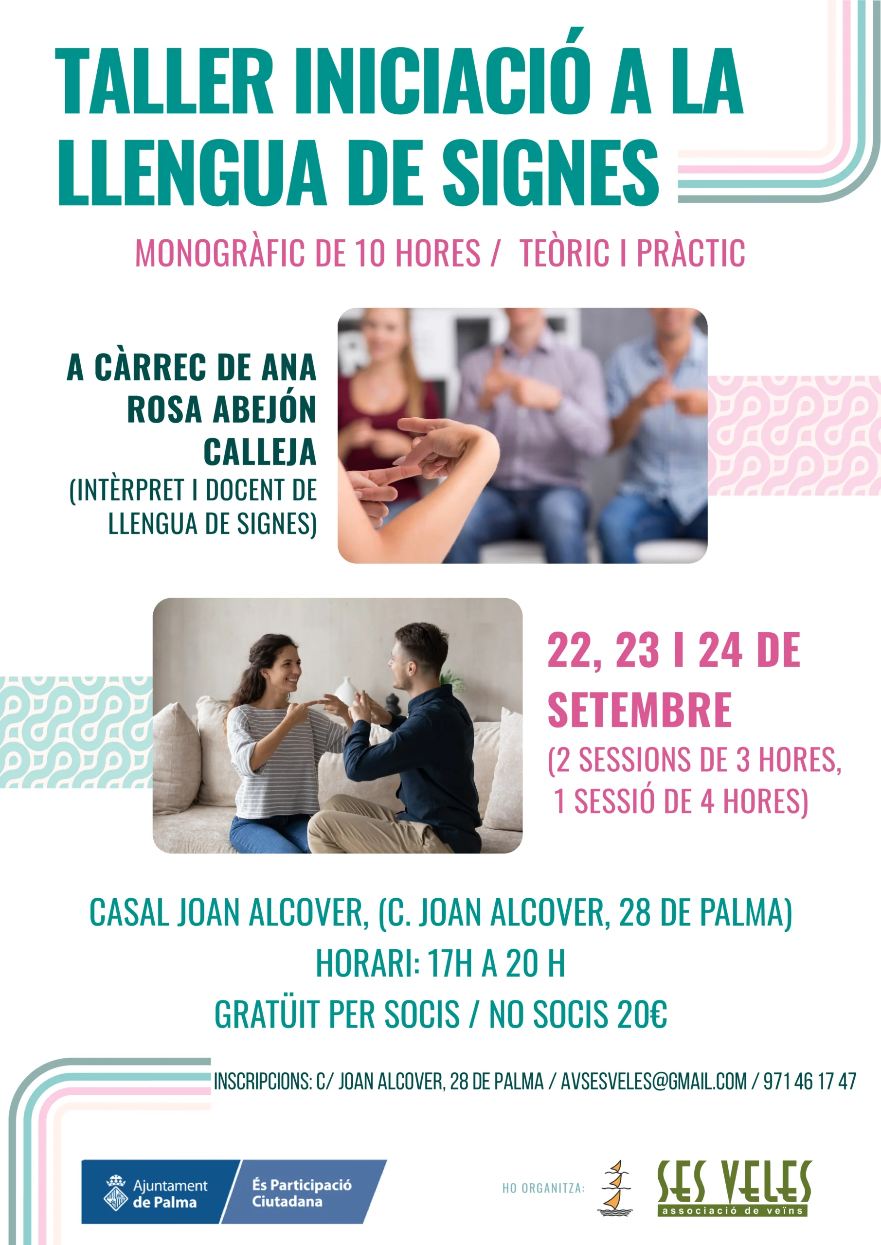 TALLER INICIACIÓ A LA LLENGUA DE SIGNES